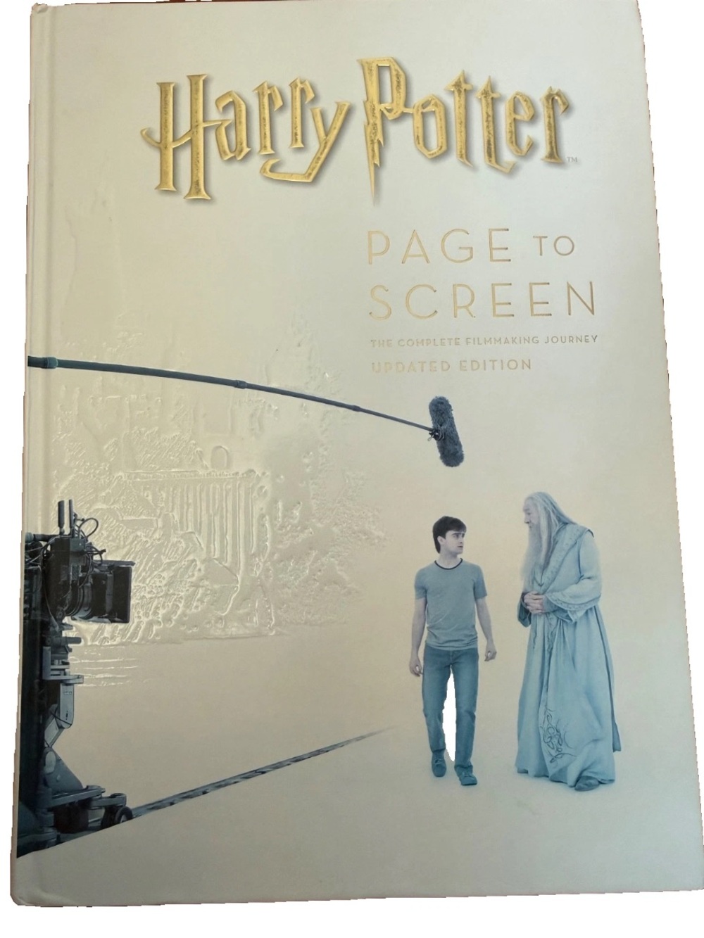 Harry Potter Page to Screen Hardcover Book - White NWT